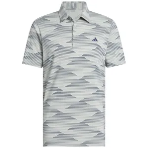 Adidas Ultimate365 Speed Stripe Polo Shirt - Wonder Silver/Collegiate Navy All Saints' Day Sale Great Value