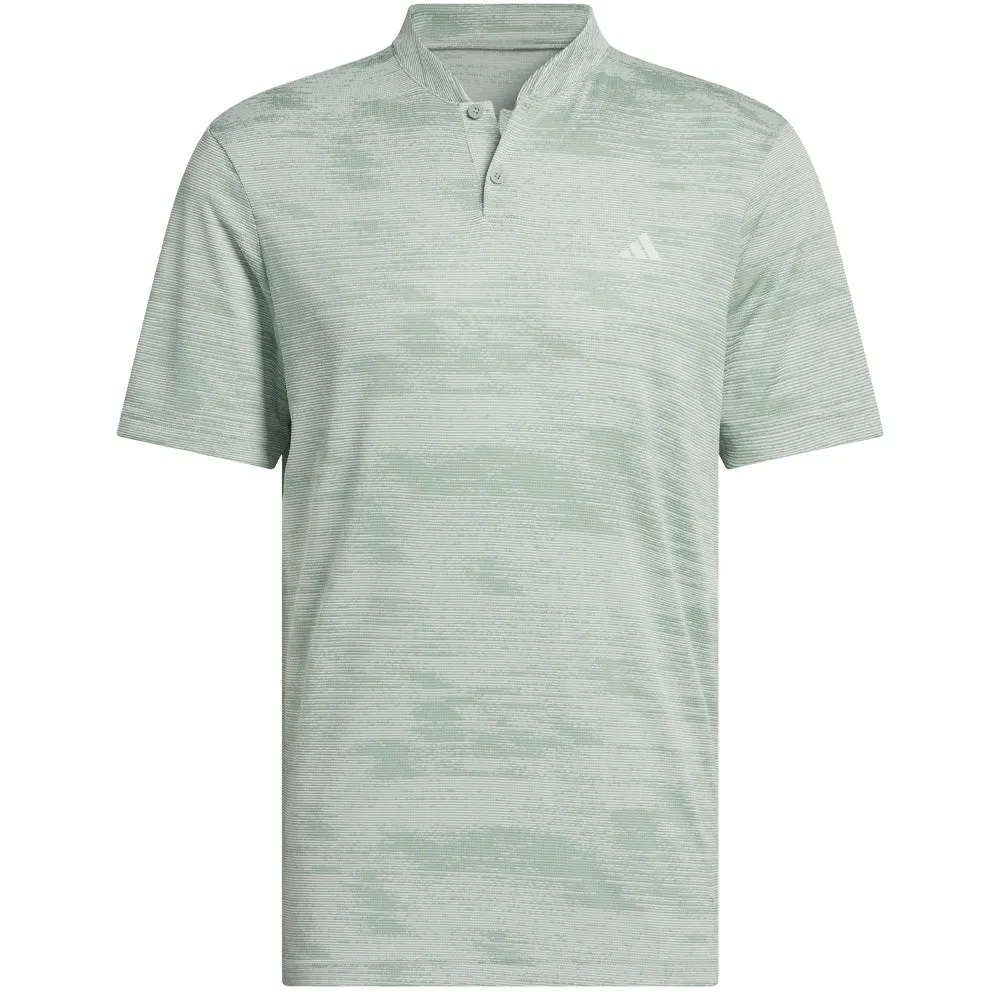 Power Every Step Walk Tall Adidas Ultimate365 Sport Collar Polo Shirt - Silver Green