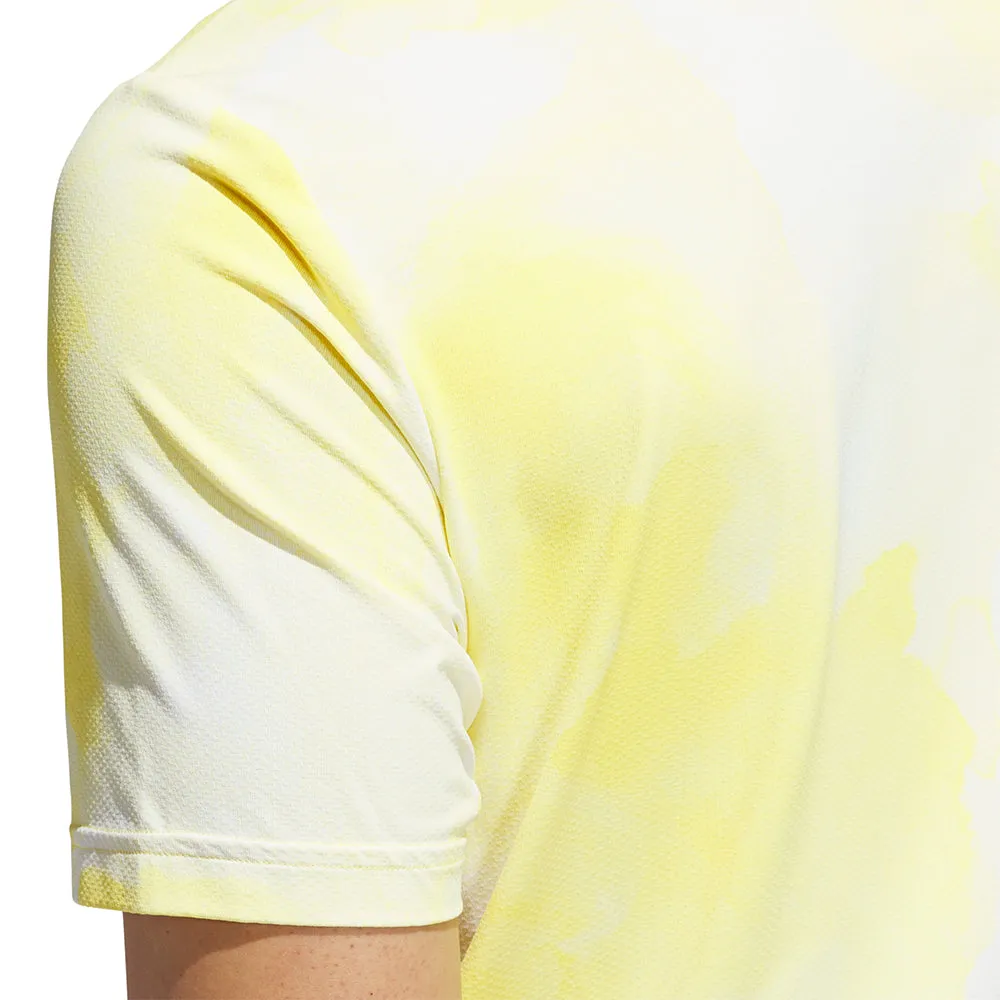 Adidas Ultimate365 Tour Adicool Lc Polo Shirt - Pure Sulfur/White Valentine's Day Sale Break Boundaries