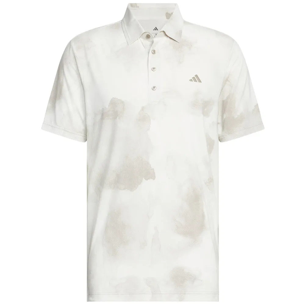 Adidas Ultimate365 Tour Adicool Lc Polo Shirt - Putty Beige/White Built for the Bold Built to Perform