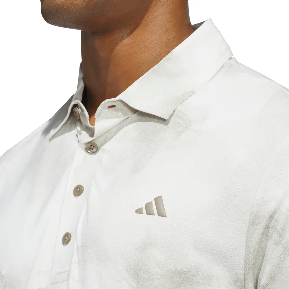 Adidas Ultimate365 Tour Adicool Lc Polo Shirt - Putty Beige/White Stay in Motion