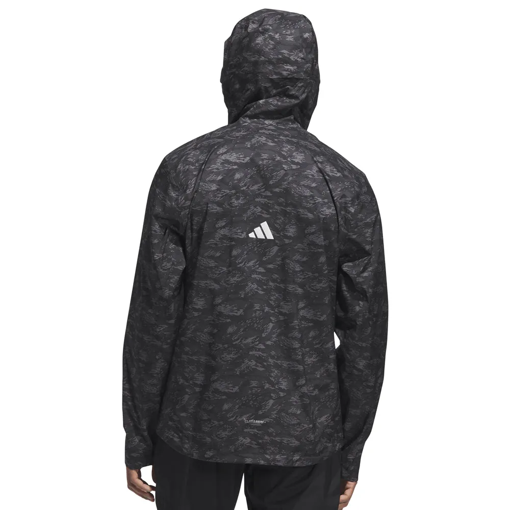 Adidas Ultimate365 Tour Climaproof  Parka Waterproof Jacket - Black Keep Going Strong