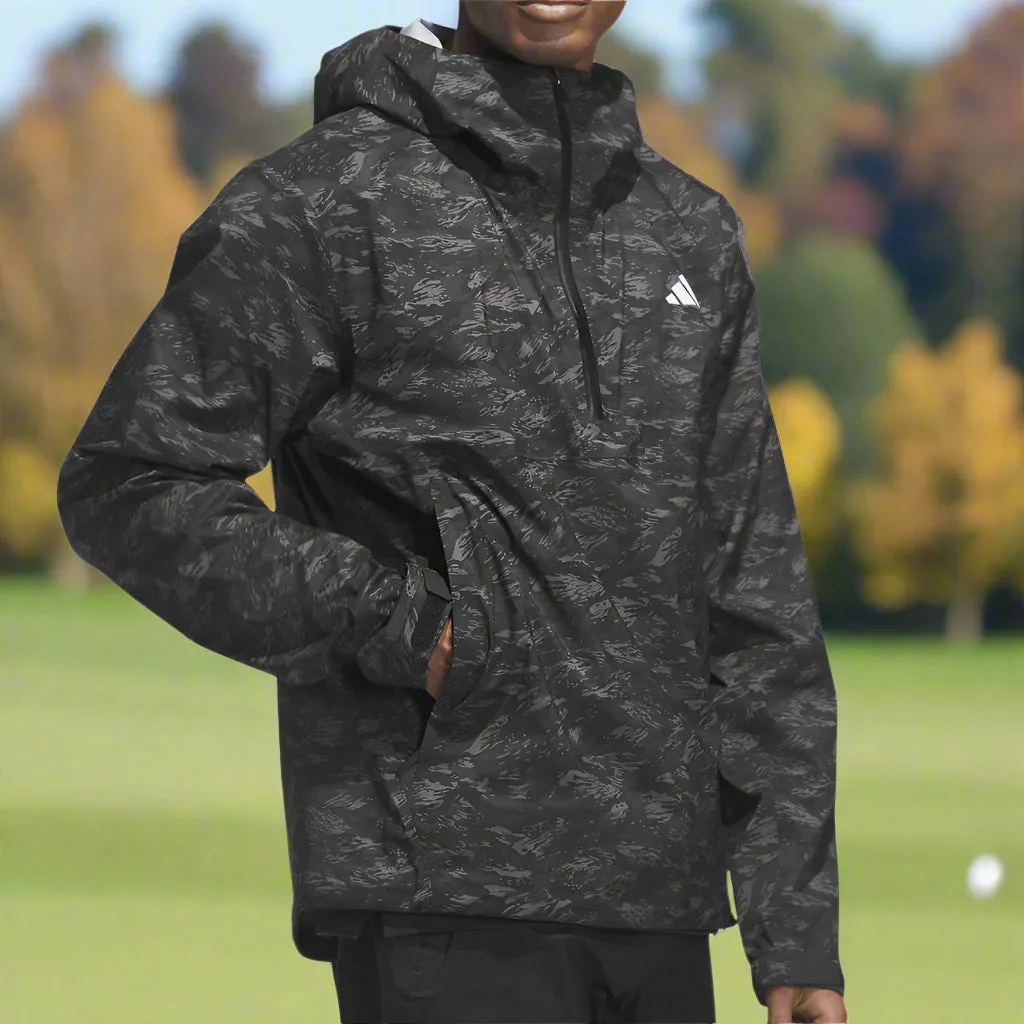 Adidas Ultimate365 Tour Climaproof  Parka Waterproof Jacket - Black Not for the Ordinary Never Just Walk