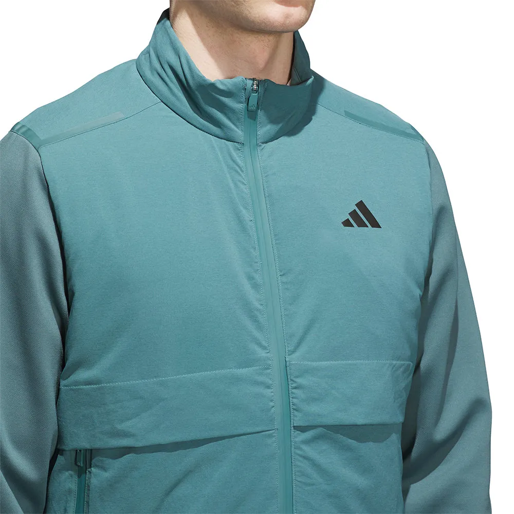 Walk with Power Adidas Ultimate365 Tour Frostguard Full-Zip Jacket - Preloved Teal