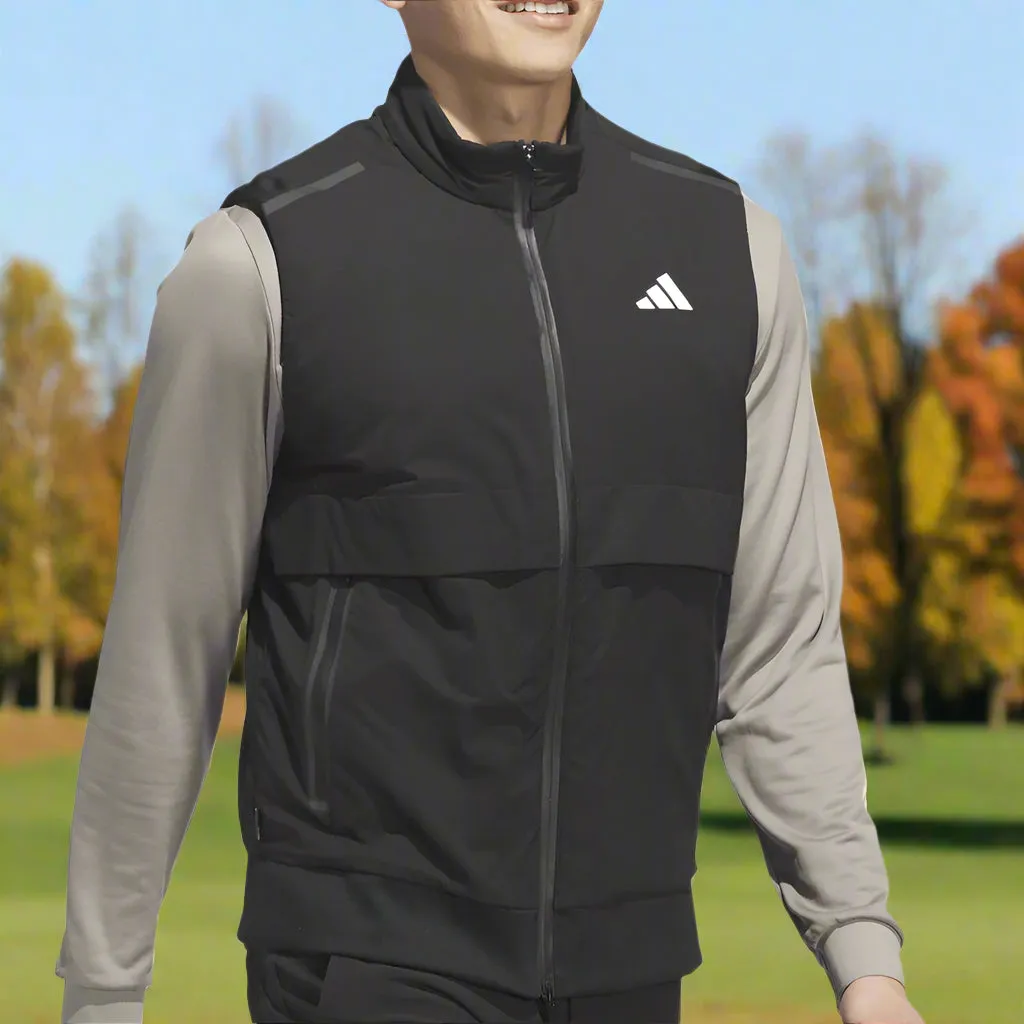 Adidas Ultimate365 Tour Frostguard Full-Zip Vest - Black Move Like You Mean It Performance Unleashed