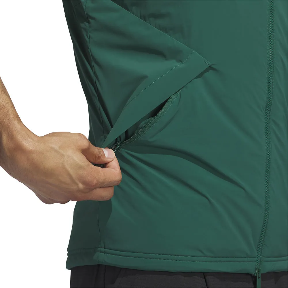 Adidas Ultimate365 Tour Frostguard Padded Vest - Collegiate Green Christmas Day Sale