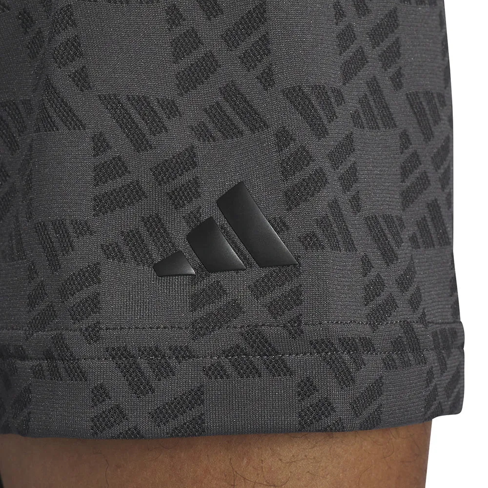 Adidas Ultimate365 Tour Heat.Rdy Jacquard Polo Shirt - Black Own the Moment