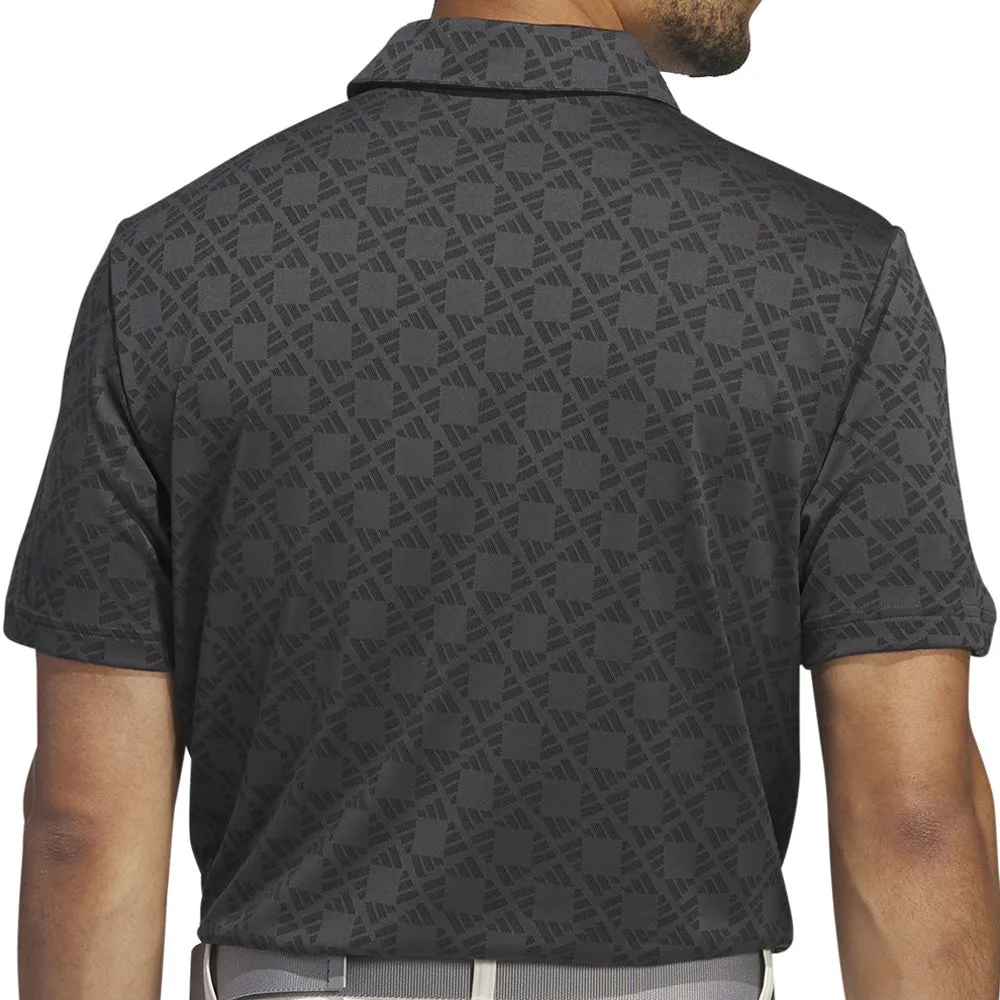 Dress from the Feet Up Adidas Ultimate365 Tour Heat.Rdy Jacquard Polo Shirt - Black