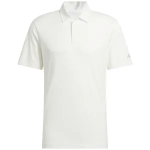 Adidas Ultimate365 Tour Heat.Rdy Jacquard Polo Shirt - White Dare to Lead Unapologetically You