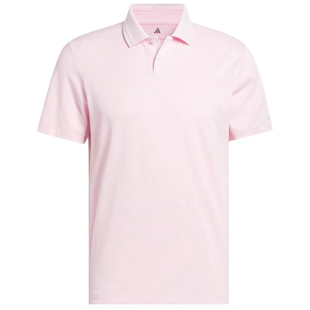 Adidas Ultimate365 Tour Nylon Polo Shirt - Clear Pink President's Day Sale