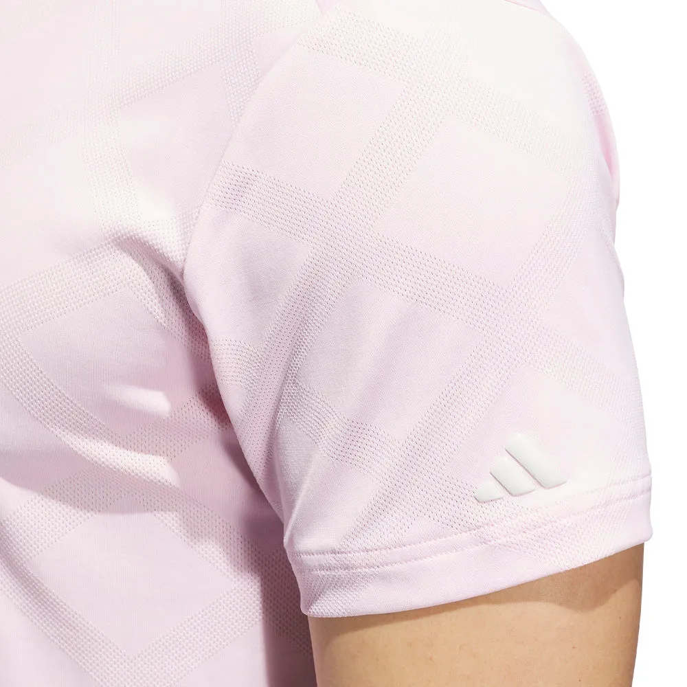 Walk Loud Lead with Style Adidas Ultimate365 Tour Nylon Polo Shirt - Clear Pink