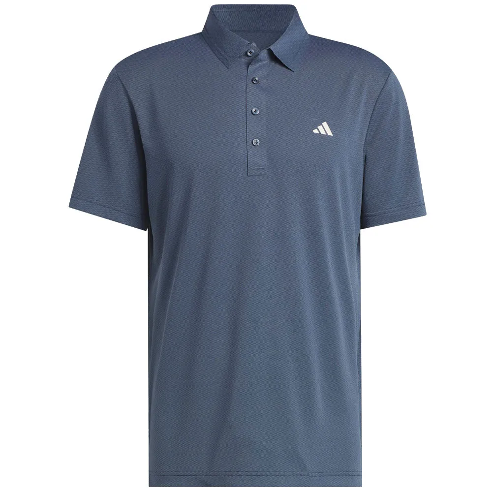 Adidas Ultimate365 Tour Texture Lc Polo Shirt - Collegiate Navy Made to Move