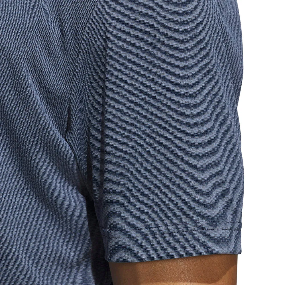 Adidas Ultimate365 Tour Texture Lc Polo Shirt - Collegiate Navy Own the Streets Father's Day Sale