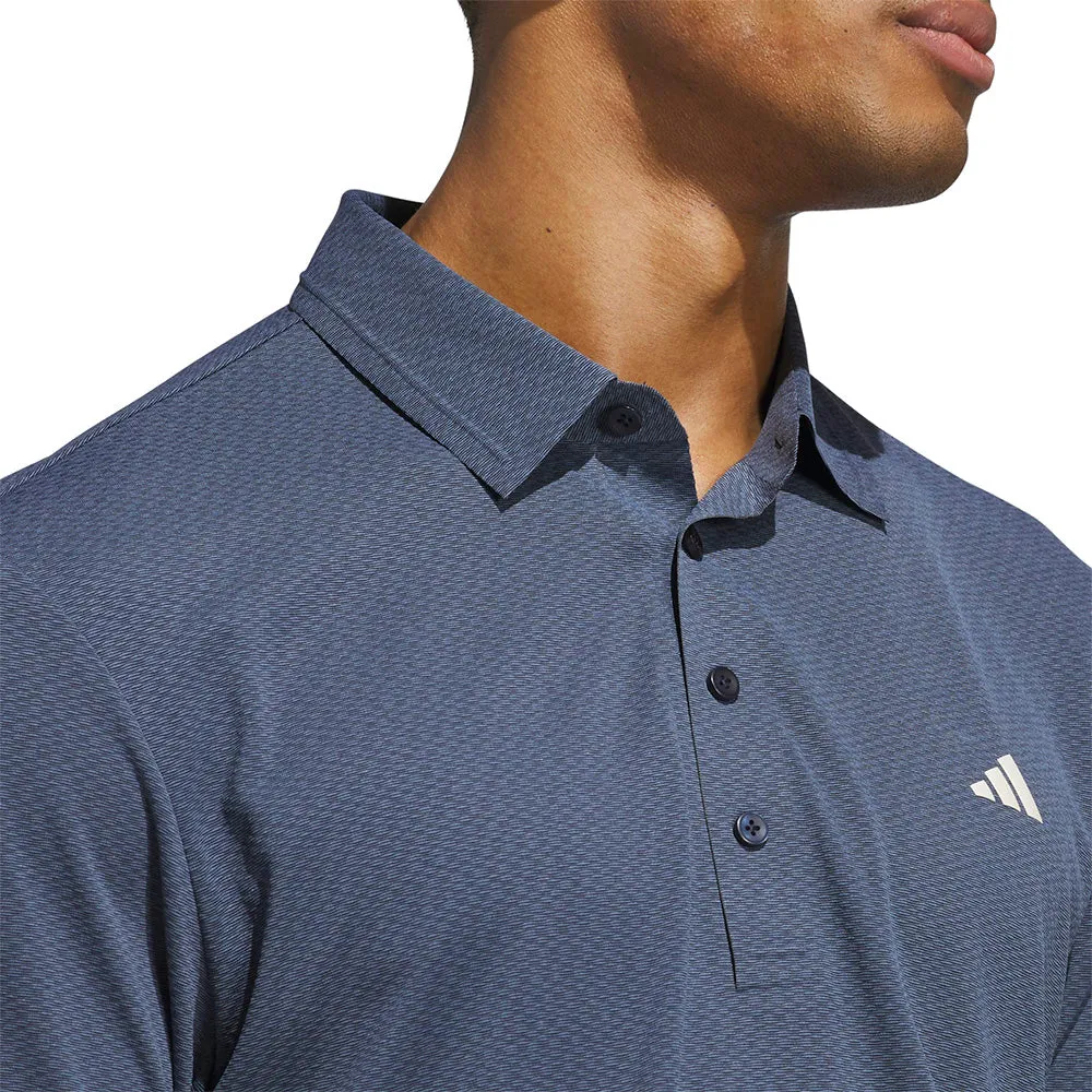 Independence Day Sale Adidas Ultimate365 Tour Texture Lc Polo Shirt - Collegiate Navy