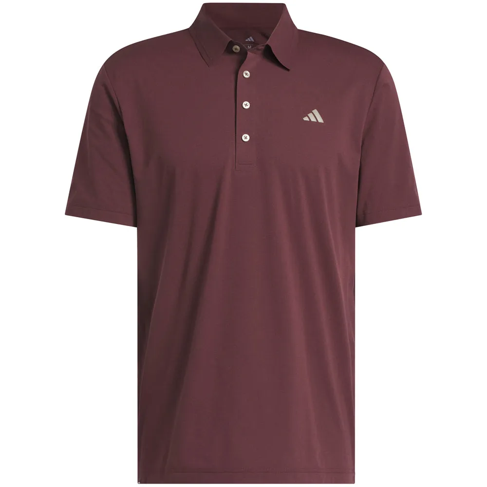 Adidas Ultimate365 Tour Twistknit Lc Polo Shirt - Aurora Ruby Christmas Day Sale