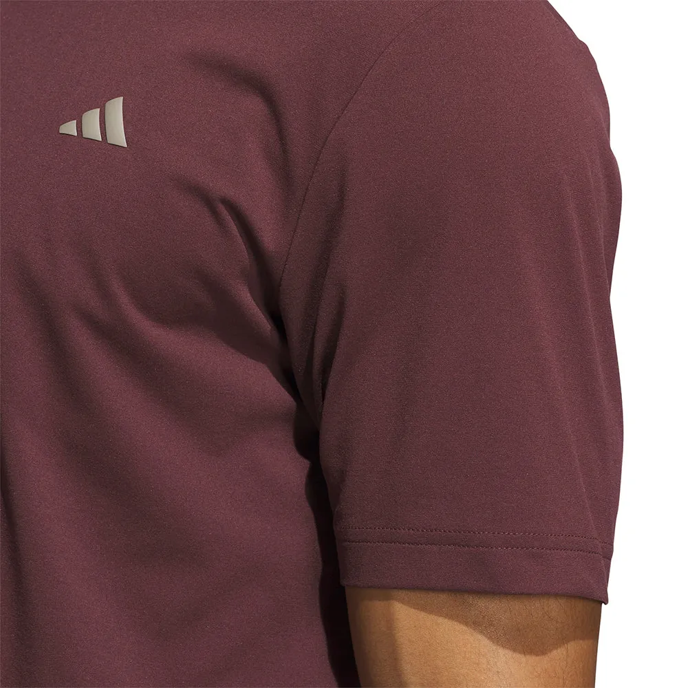 Built to Perform Adidas Ultimate365 Tour Twistknit Lc Polo Shirt - Aurora Ruby