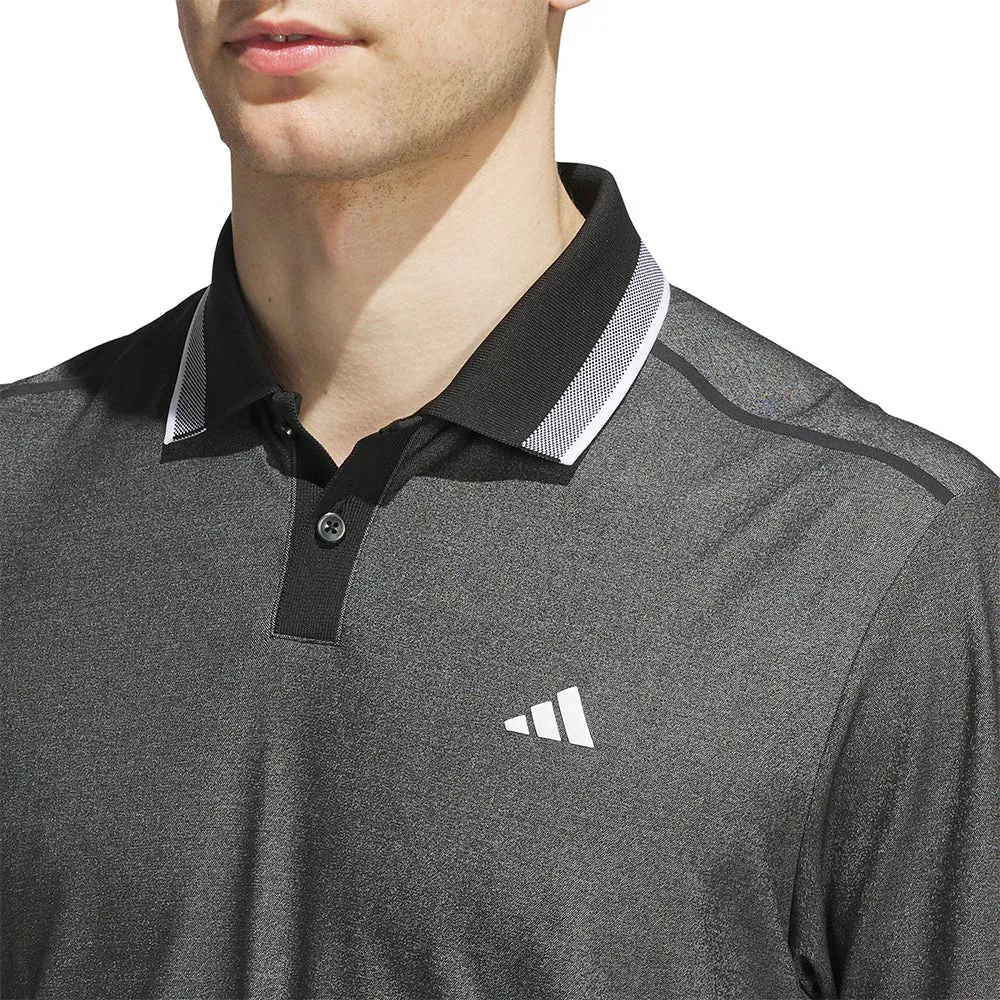 Clearance Sale Move Beyond Ordinary Adidas Ultimate365 Tour Twistknit Pique Polo Shirt - Black