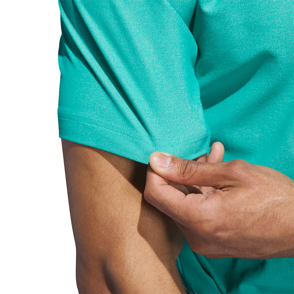 Sweetest Day Sale Stride with Confidence Adidas Ultimate365 Tour Twistknit Pique Polo Shirt - Pure Teal