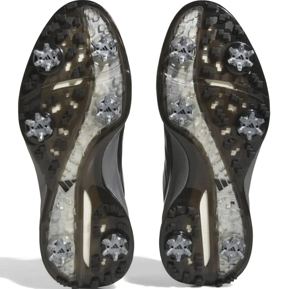 Adidas Zg23 Spiked Waterproof Shoes - Core Black/Grey Six/Dark Silver Metallic Push Beyond Limits Step Into Strength