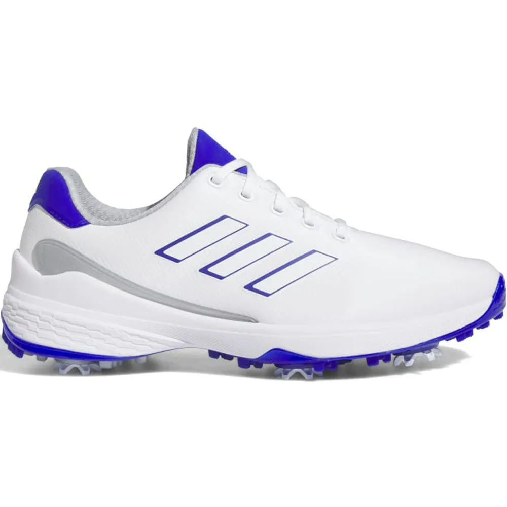Gear Up and Go Step into the Beat Adidas Zg23 Spiked Waterproof Shoes - Ftwr White/Blue Fusion/Lucid Blue