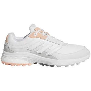 Step into the Beat Walk with Purpose Adidas Zoysia Spikeless Waterproof Ladies Shoes - Dash Grey/Crystal White/Powder Cora