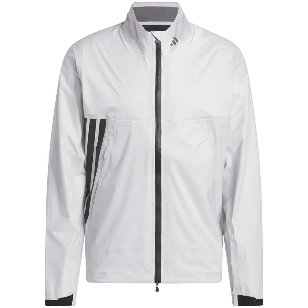 Christmas Eve Sale Adidas Ultimate365 Tour Climaproof  Full-Zip Waterproof Jacket - Grey One