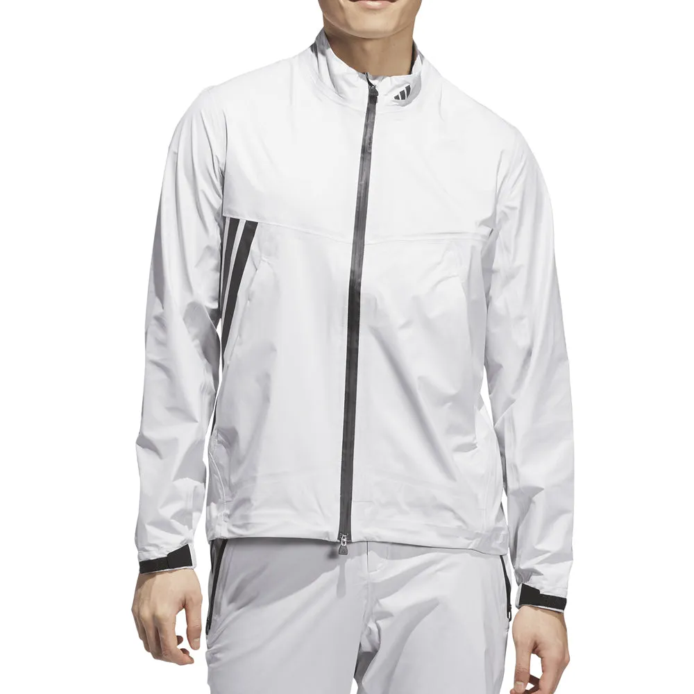 Stride with Confidence Adidas Ultimate365 Tour Climaproof  Full-Zip Waterproof Jacket - Grey One