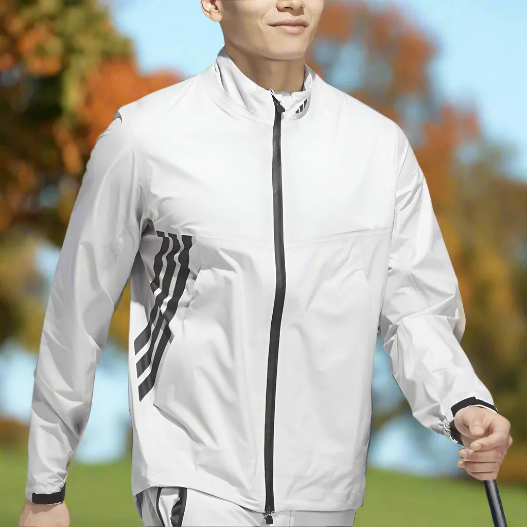 Own the Streets Adidas Ultimate365 Tour Climaproof  Full-Zip Waterproof Jacket - Grey One