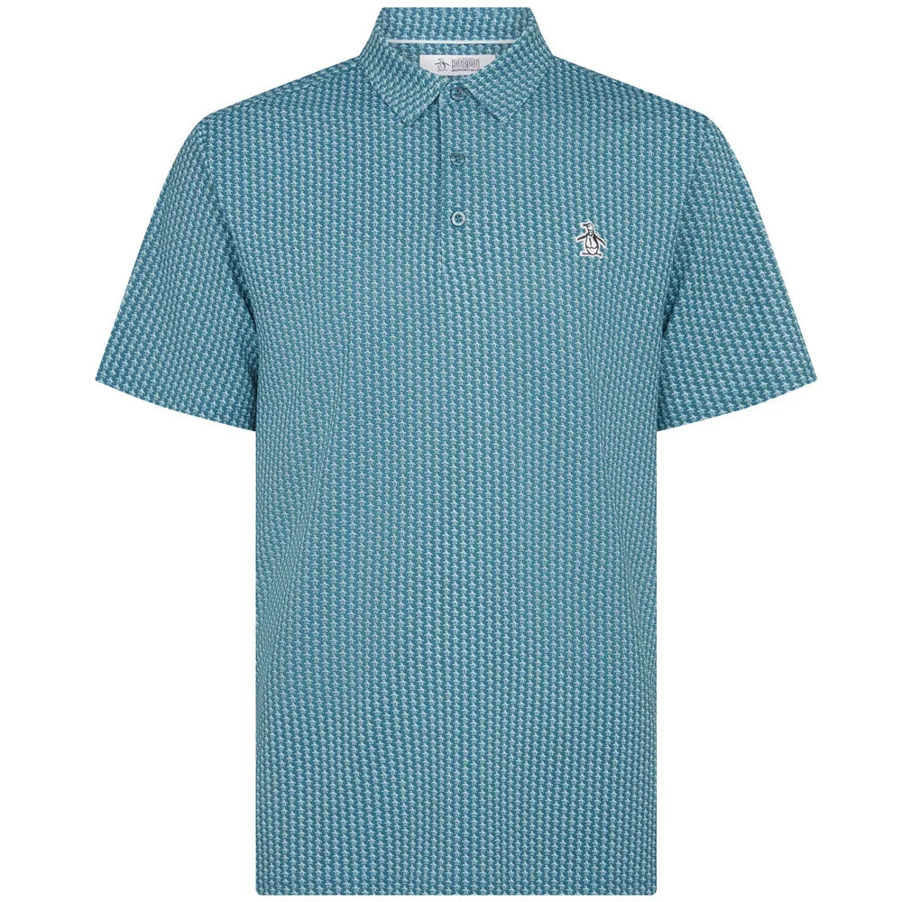 Original Penguin All Over Pete Printed Polo Shirt - Corsair Confidence Starts Here Christmas Eve Sale