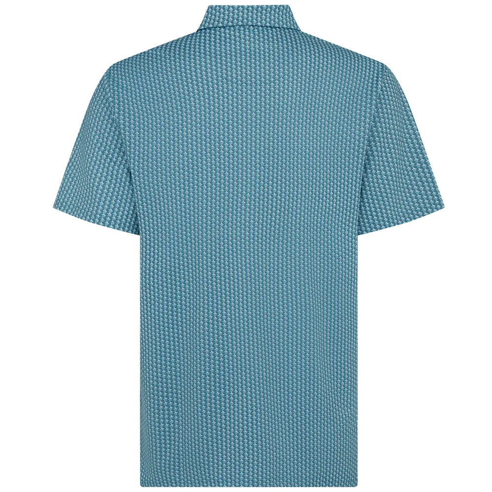 Father's Day Sale Walk with Power Original Penguin All Over Pete Printed Polo Shirt - Corsair