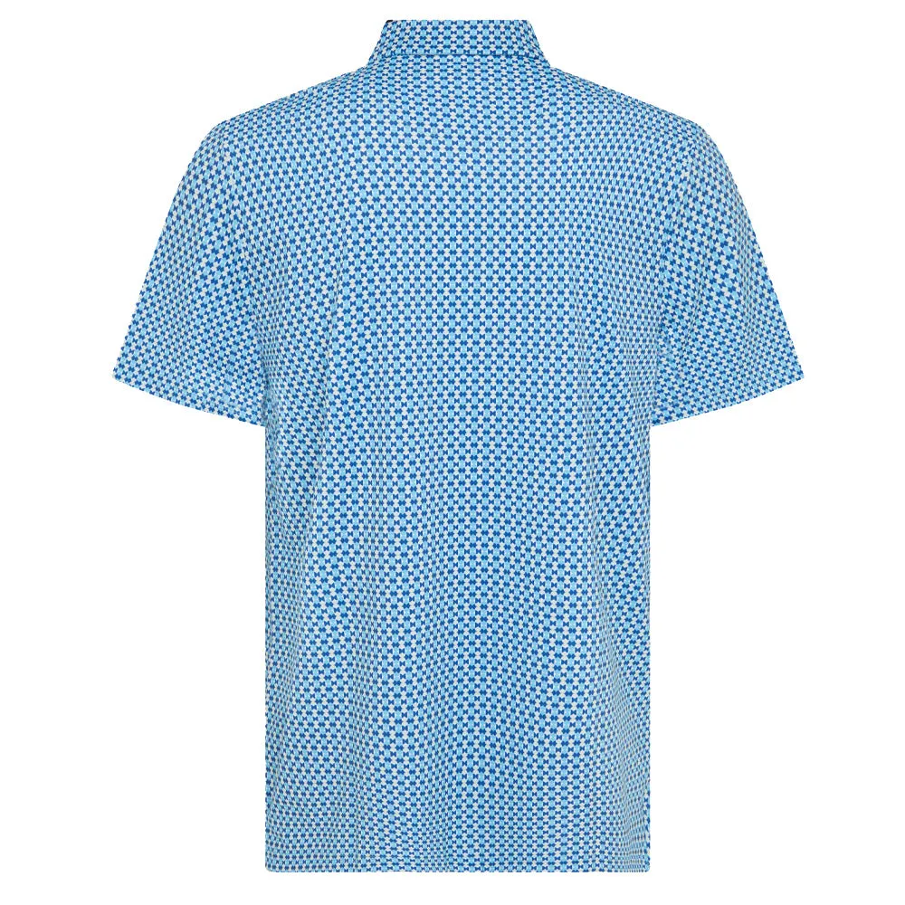 Unapologetically You Made to Turn Heads Original Penguin PeteS Bowtie Print Polo Shirt - Blue Grotto
