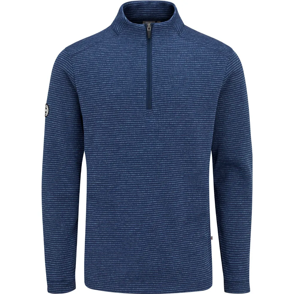 Ping Bryon 1/2 Zip Mid Layer  - Navy Multi Step into the Beat Valentine's Day Sale