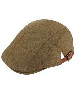 Alan Paine Combrook Adjustable Tweed Cap Shooting Wide-Brim Hats