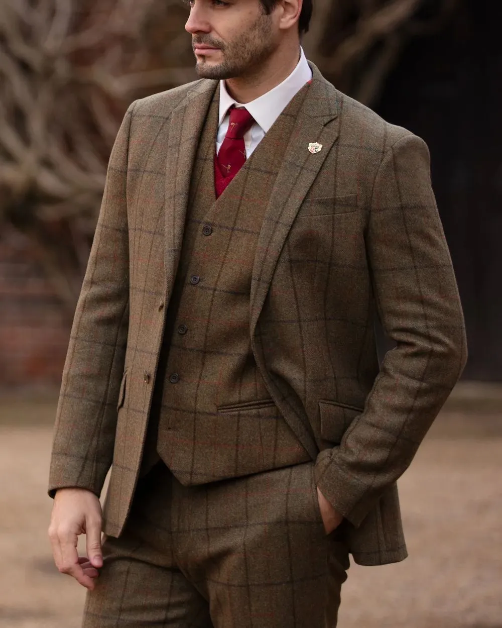 Alan Paine Combrook Mens Tweed Sports Blazer Men's Tweed Coats