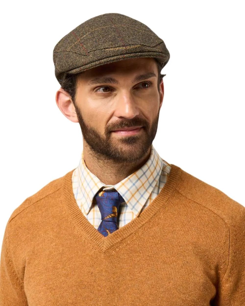 Alan Paine Combrook Tweed Cap Shooting Sun Hats