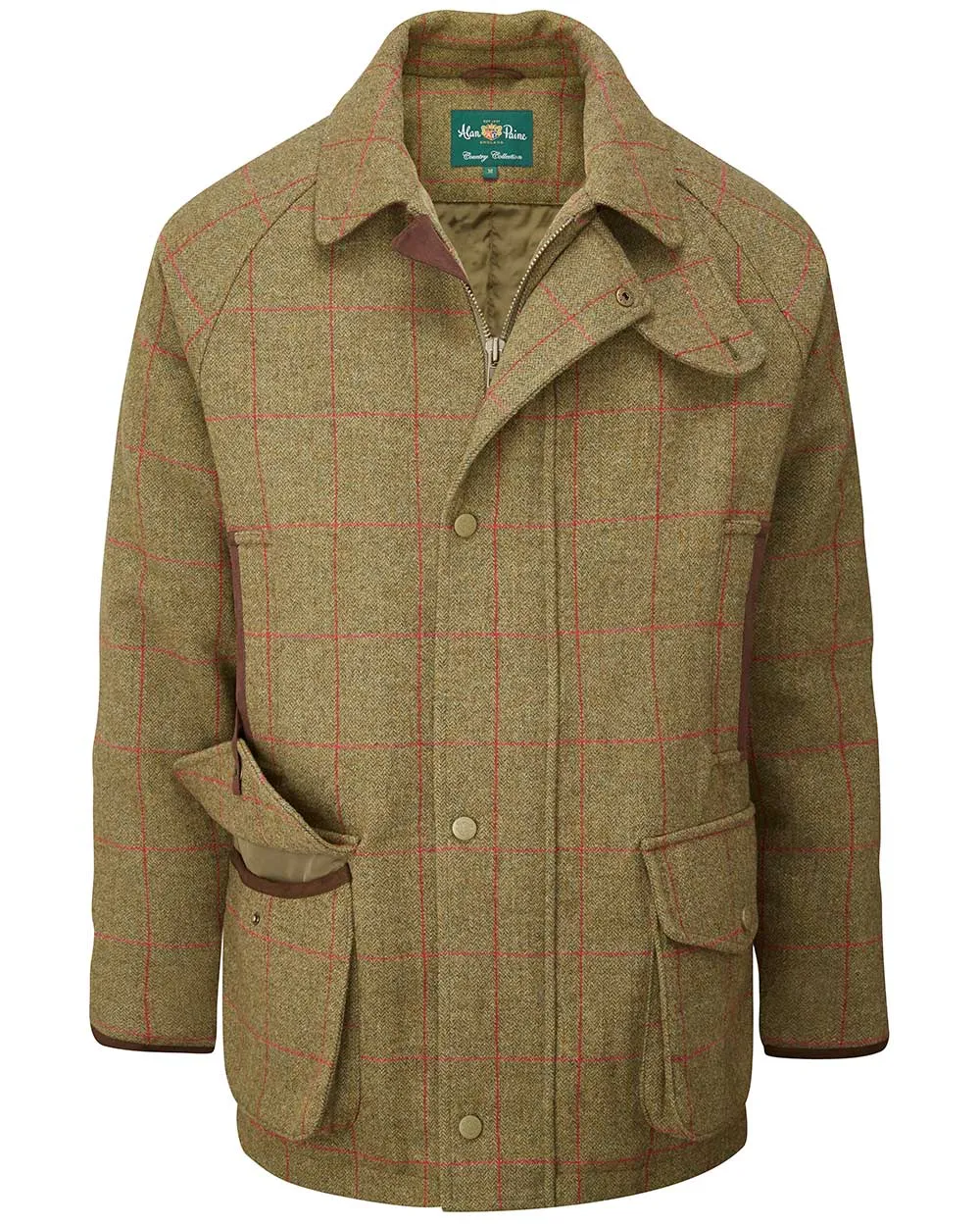 Alan Paine Combrook Tweed Waterproof Coat Men's Jackets and Coats