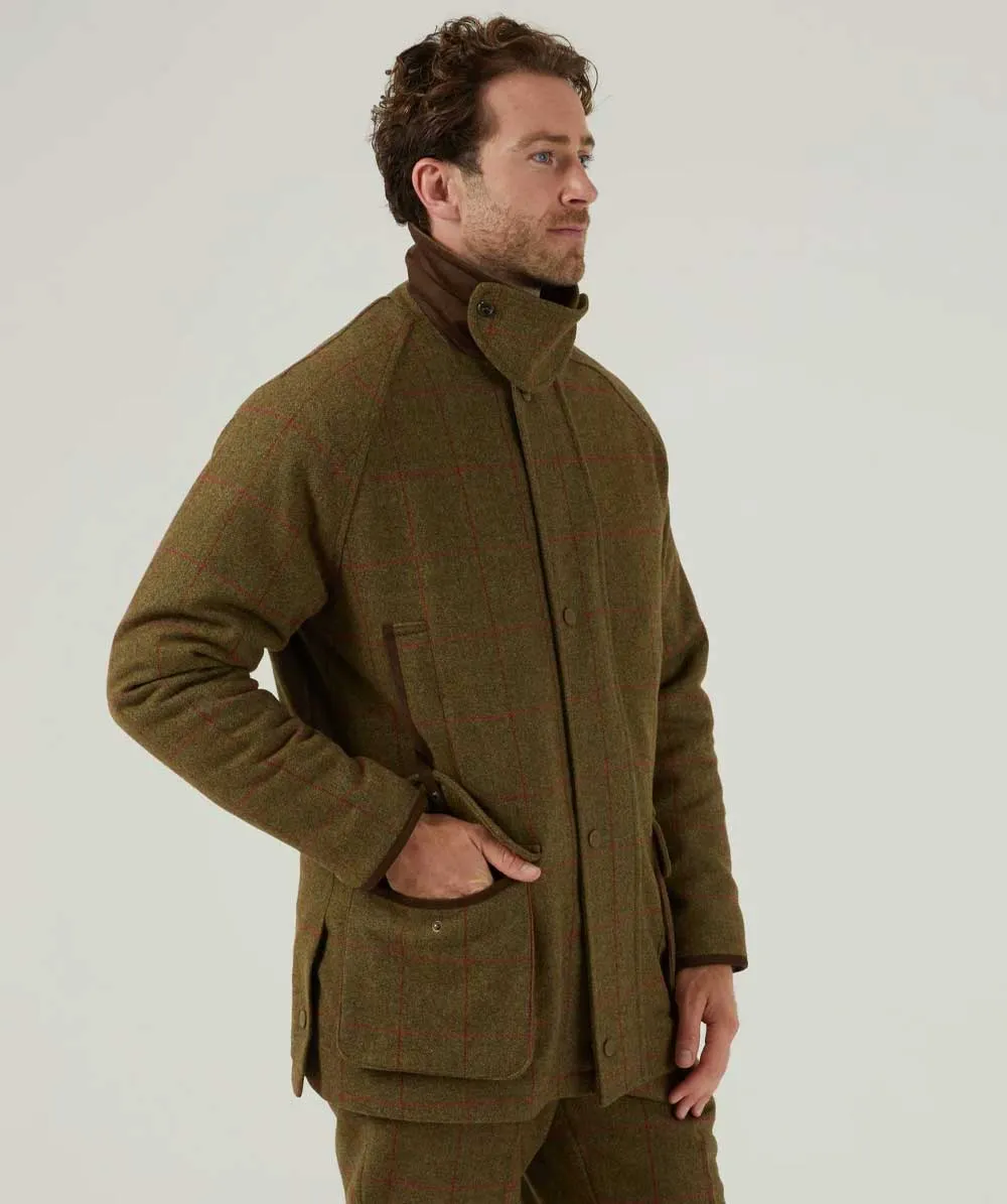 Alan Paine Combrook Tweed Waterproof Coat Men's Jackets and Coats
