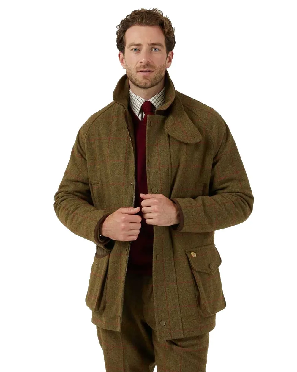 Alan Paine Combrook Tweed Waterproof Coat All-Purpose Men's Coats