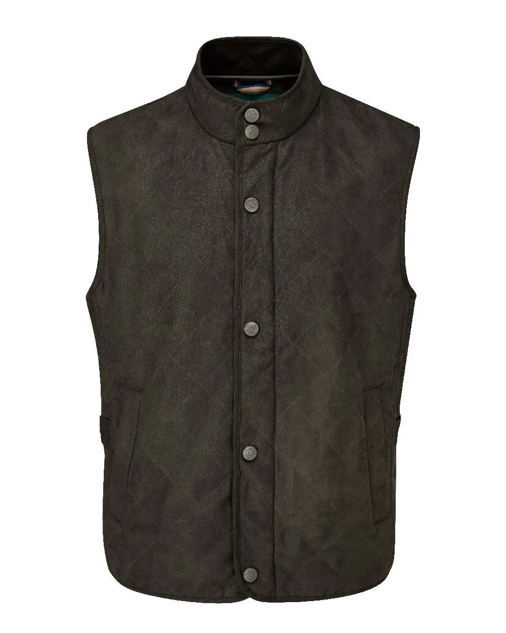 Alan Paine Felwell Mens Gilet Long Sleeve Cotton Shirts