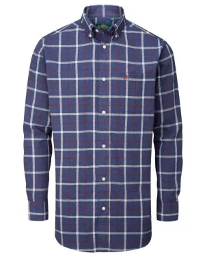 Alan Paine Ilkley Flannel Button-Down Collar Shirt Shooting Oxford Shirts