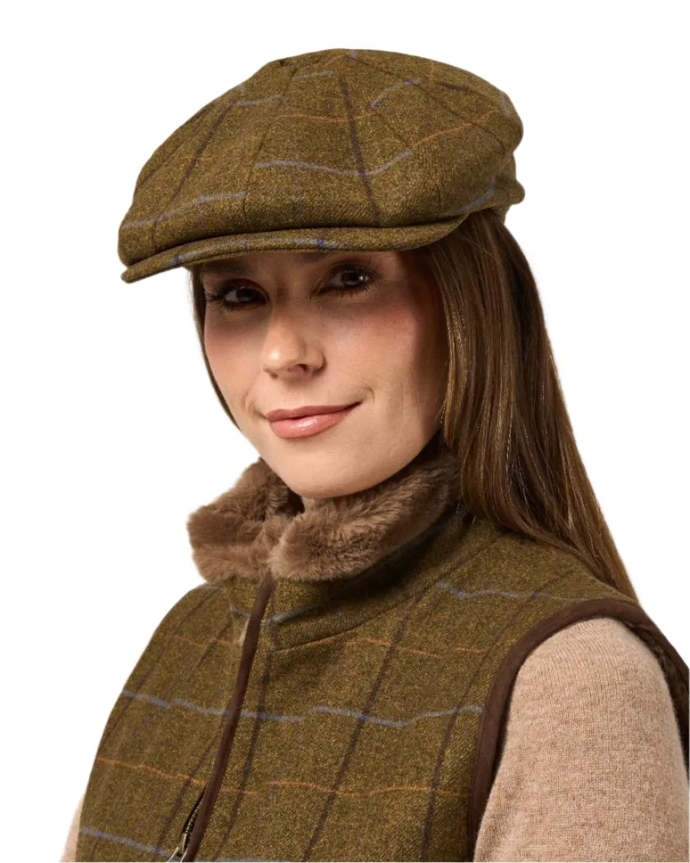 Alan Paine Ladies Combrook Tweed Cap Alan Paine Men's Hats