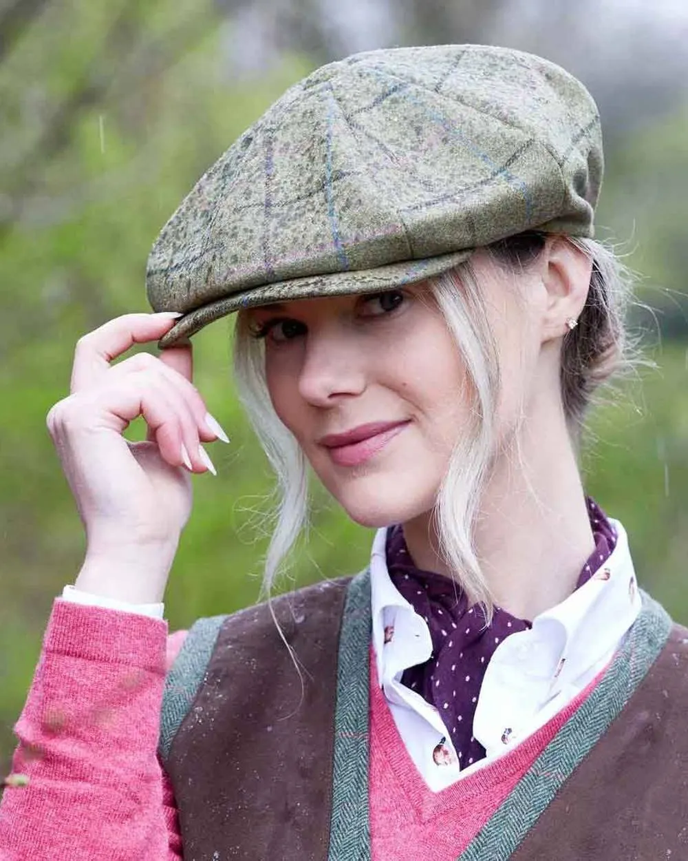 Alan Paine Ladies Combrook Tweed Cap Alan Paine Men's Hats
