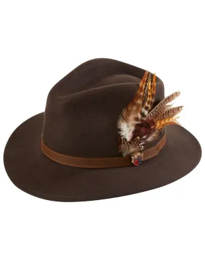 Alan Paine Ladies Richmond Felt Hat Shooting Wide-Brim Hats