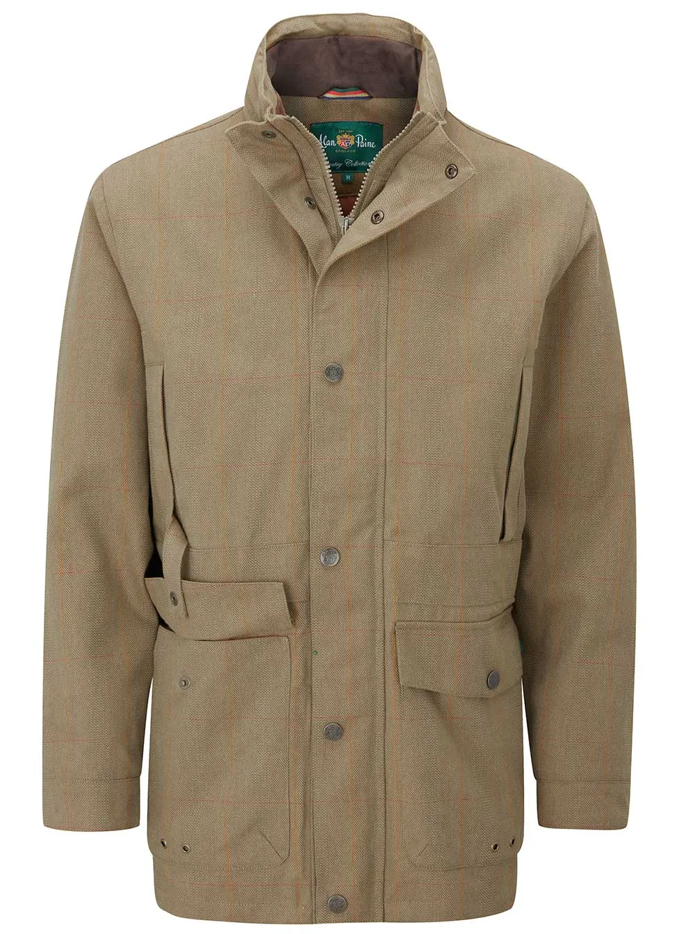 Alan Paine Mens Axford Waterproof Coat Heritage Tweed Blazers