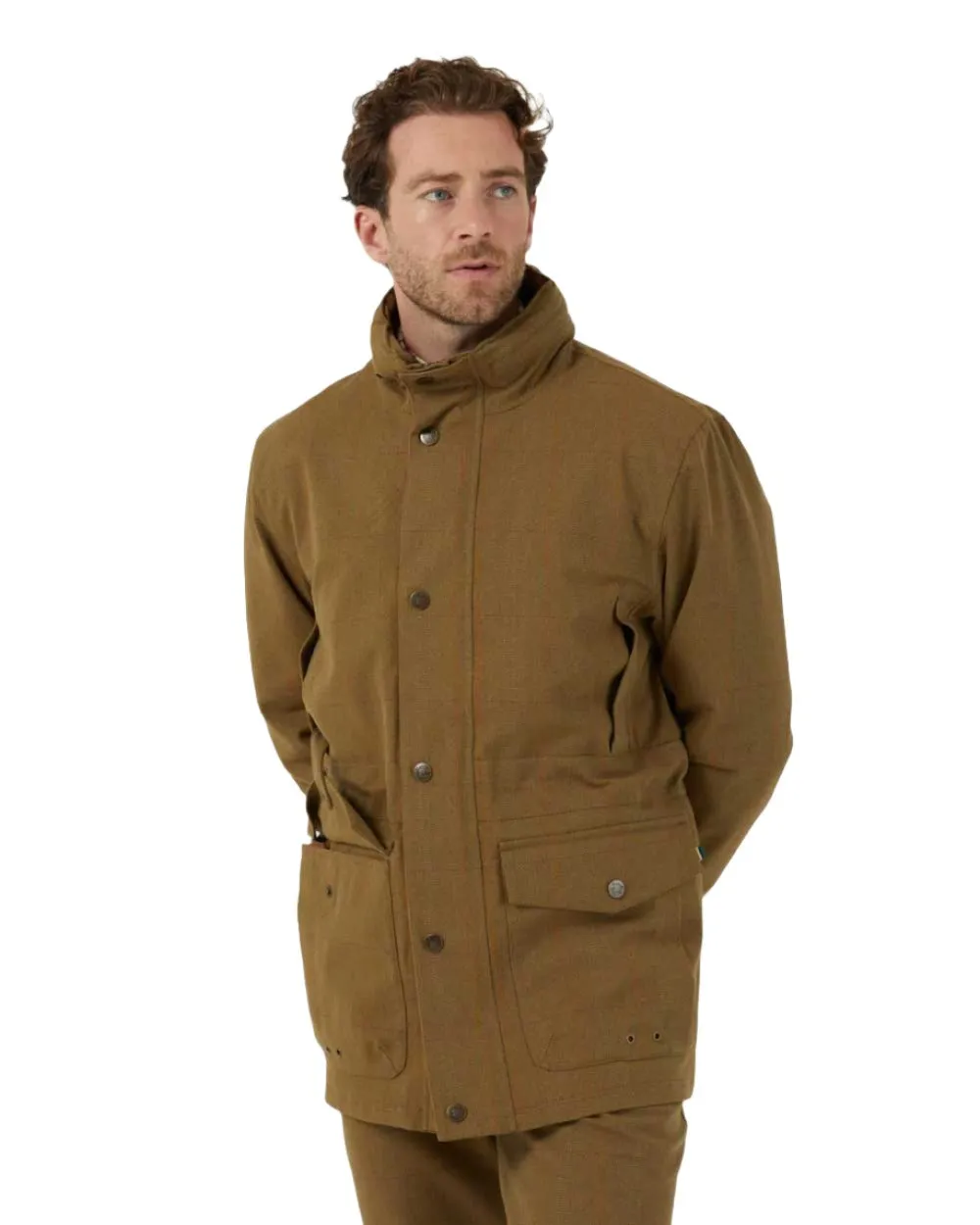 Alan Paine Mens Axford Waterproof Coat Men's Tweed Coats