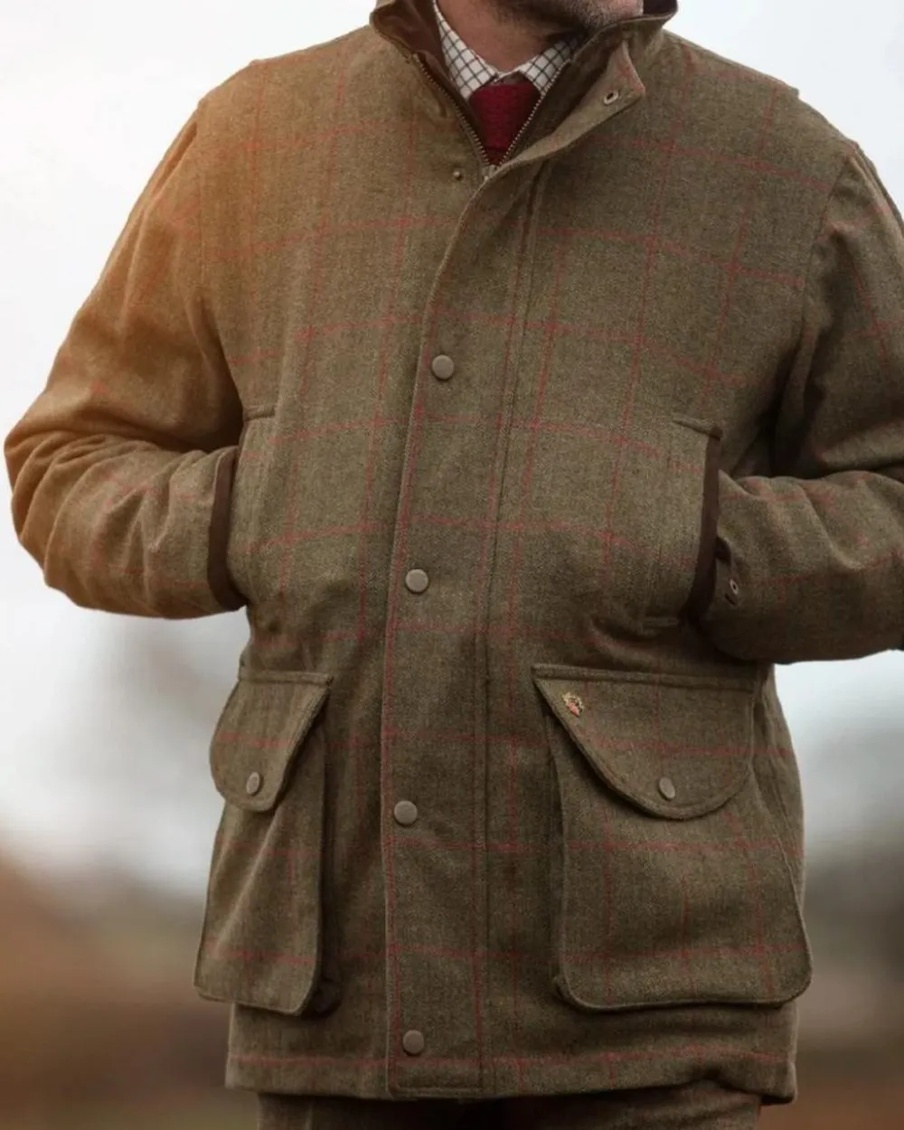 Alan Paine Mens Combrook Field Coat Men's Tweed Coats