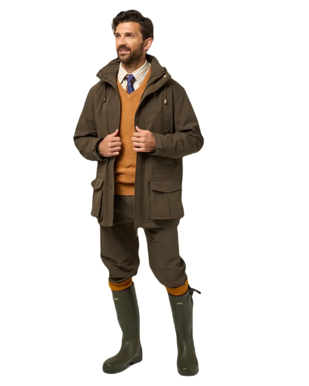 Alan Paine Mens Lockwood Shooting Coat Men's Waterproof Jackets