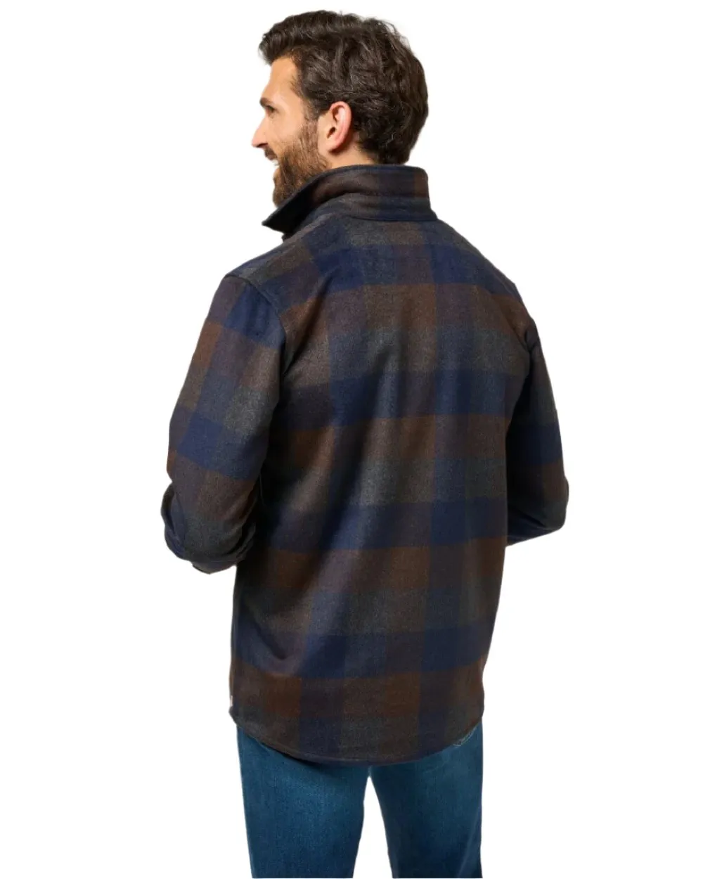 Alan Paine Mens Ripley Plaid Shacket Alan Paine Outdoor Shirts