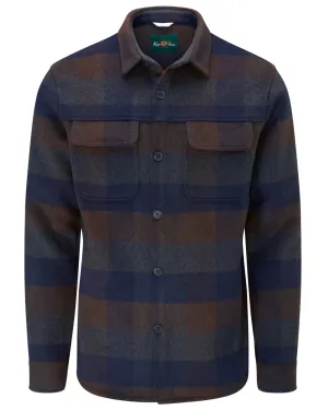 Alan Paine Mens Ripley Plaid Shacket Alan Paine Gilets for Men
