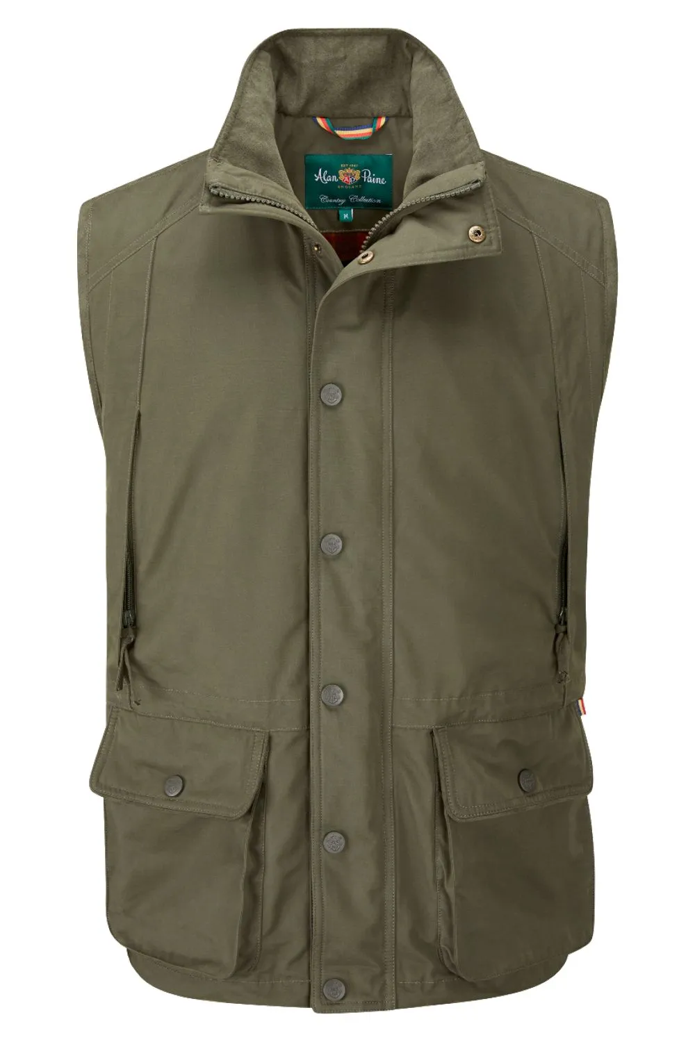 Alan Paine Milwood Waistcoat Brushed Work Shirts
